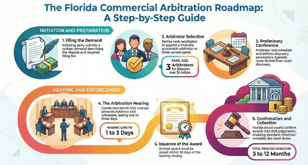 How Commercial Arbitration Works Step-by-Step
