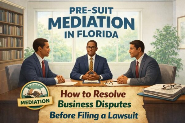 Pre-Suit Mediation in Florida: How to Resolve Business Disputes Before Filing a Lawsuit 