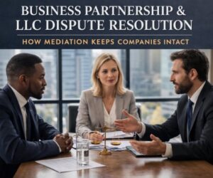Business Partnership & LLC Dispute Resolution: How Mediation Keeps Companies Intact